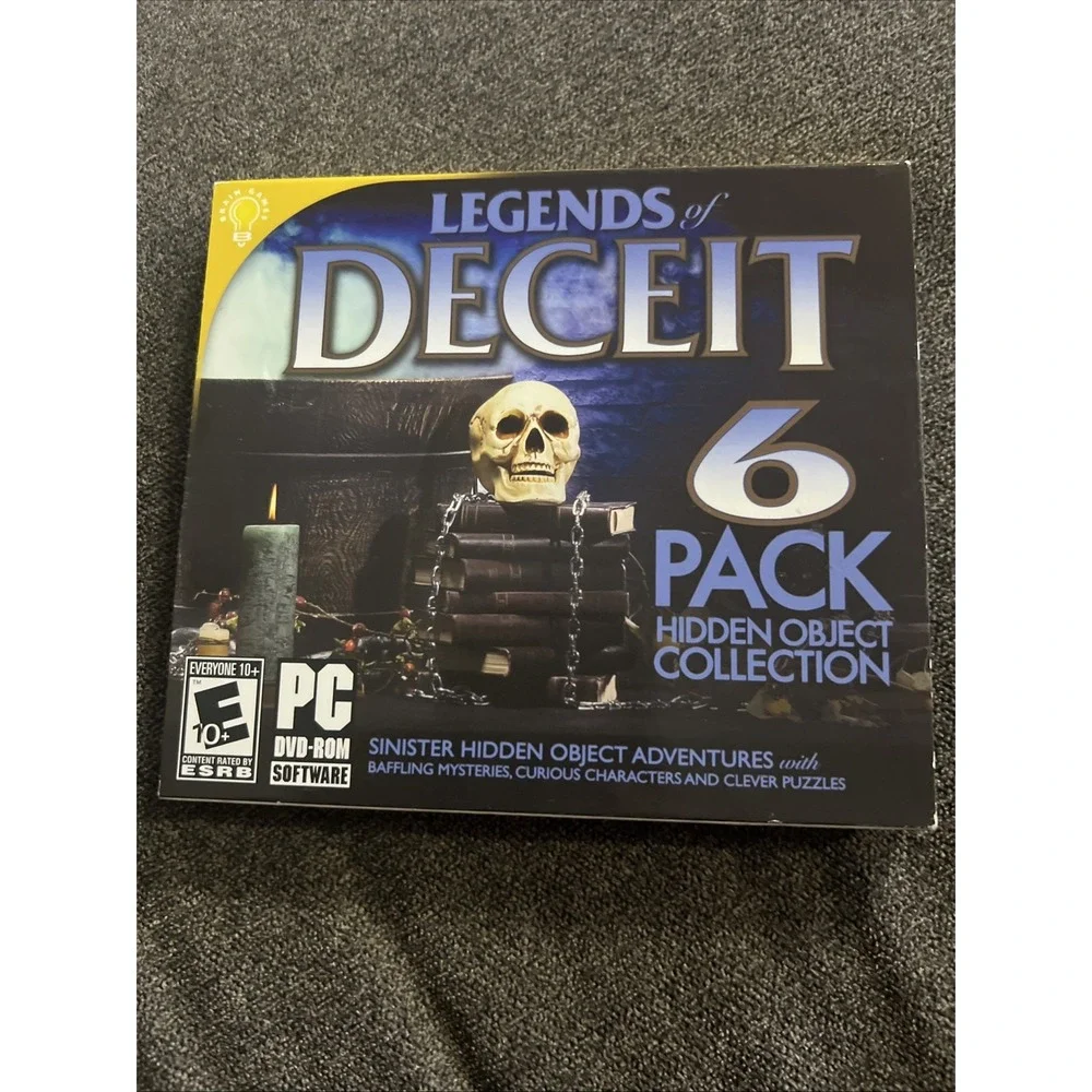 Legends of Deceit PC Game Hidden Object 6 pack sinister baffling curious clever
